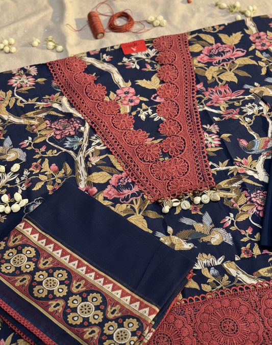 Navy &  Mulberry Set